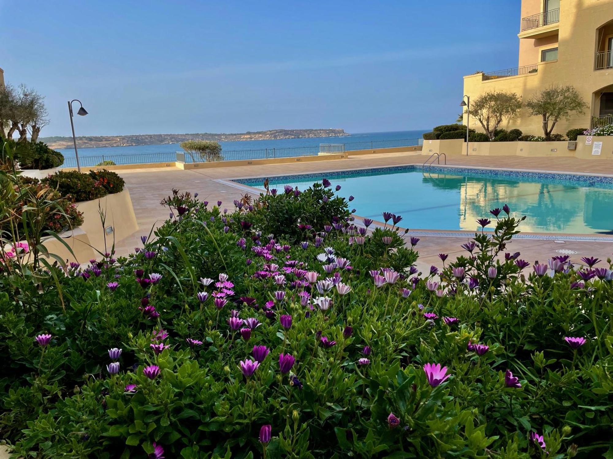 Spacious Luxurious Apartment With Seaview Mellieħa Eksteriør bilde