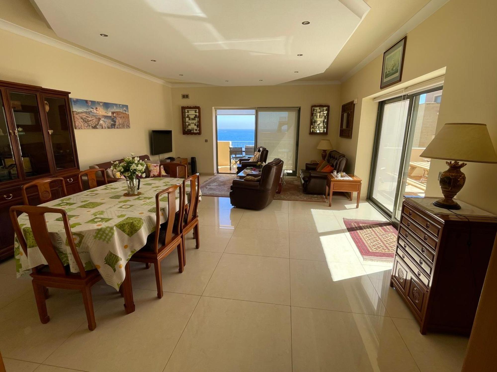Spacious Luxurious Apartment With Seaview Mellieħa Rom bilde